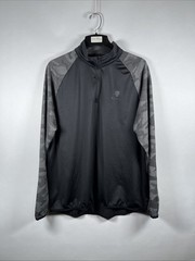 Ben Sherman Sport Men’s Size XXL Black Gray Long Sleeve 1/4 Zip Athletic Top