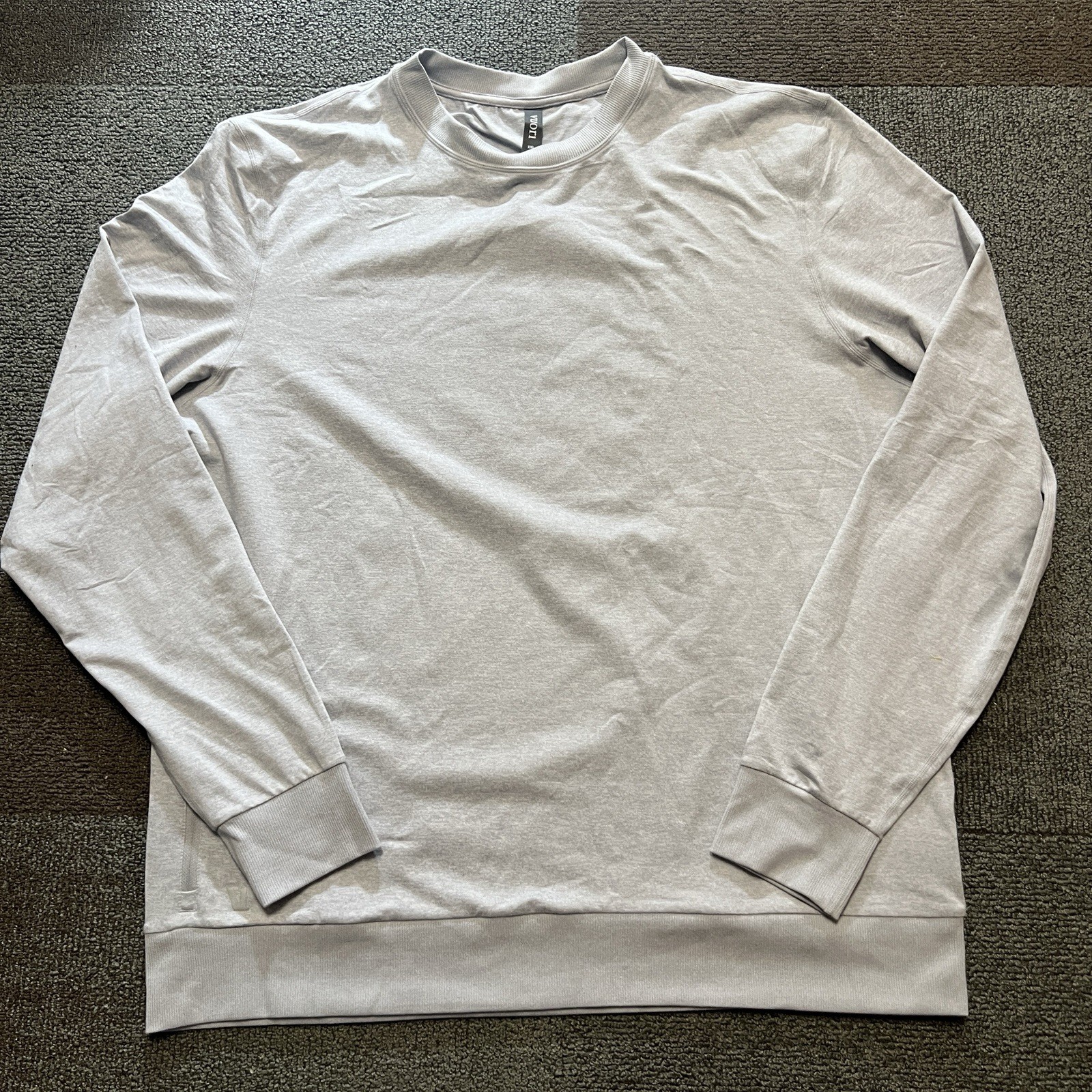 Vuori Ponto Performance Crew Neck Men’s XXL Heather Gray DreamKnit Lightweight gallery