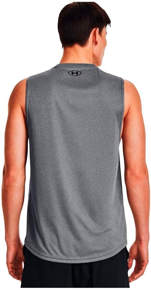 NWT Men's Under Armour Large L Velocity Muscle Tank Top Shirt Gray Loose 1327972 gallery
