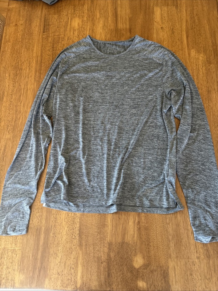 Ultimate Direction Men’s Grey Long Sleeve Running Shirt