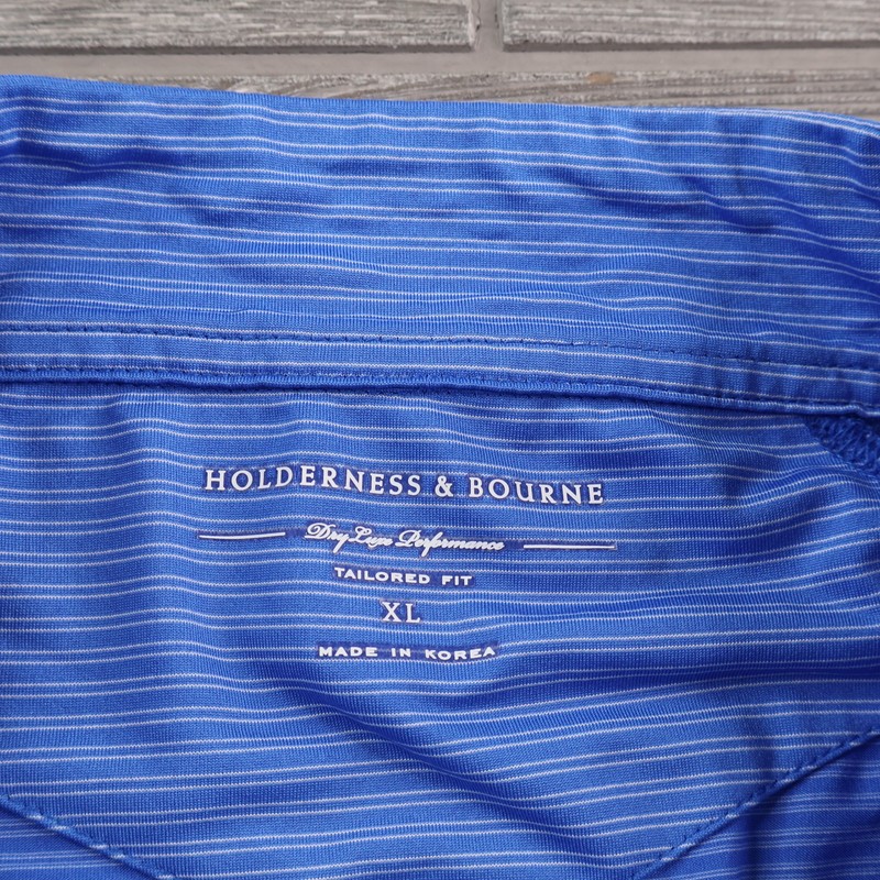 Holderness & Bourne 1/4 Zip Pullover Men's Size XL Performance Golf Lightweight gallery