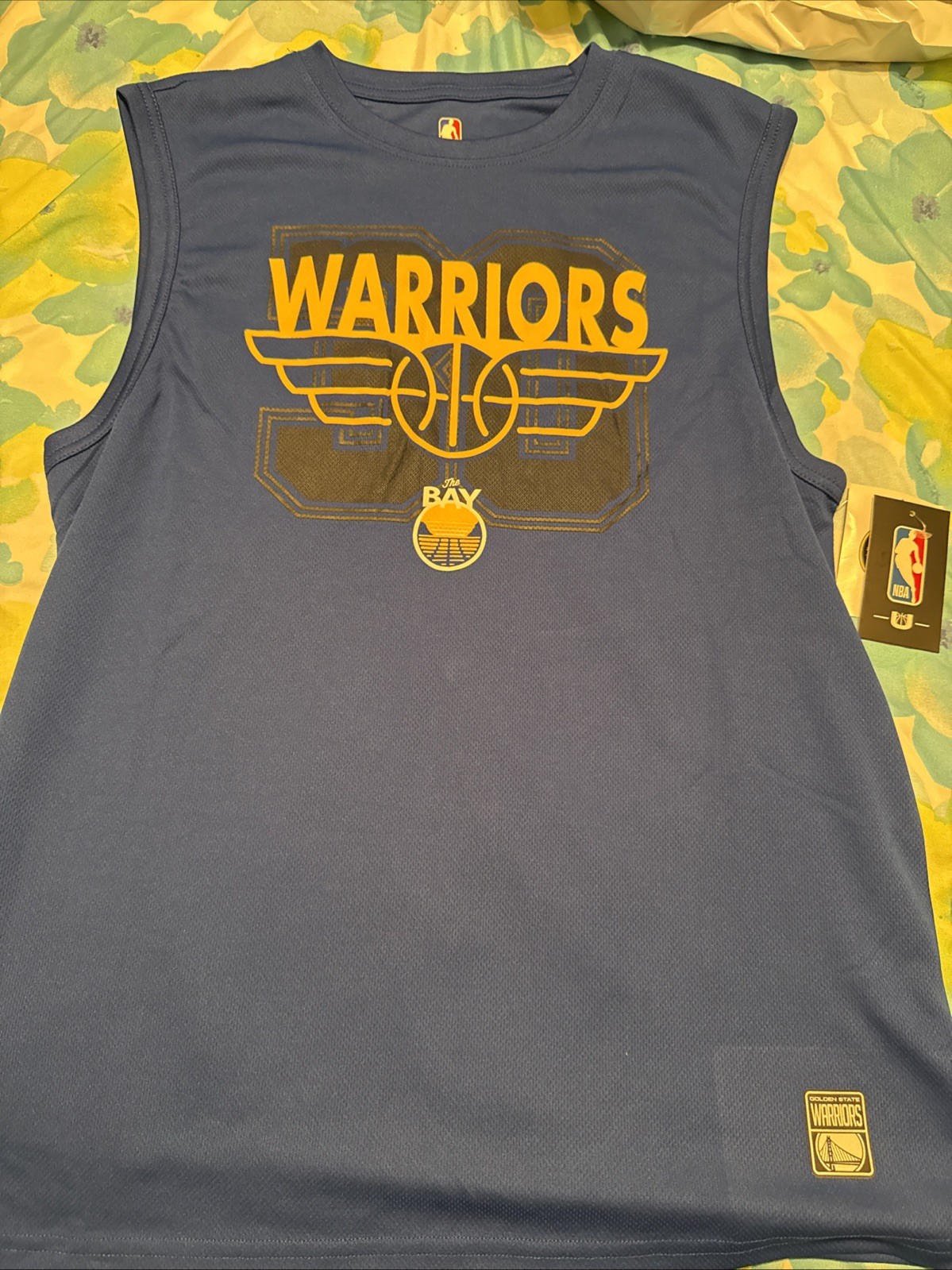 NBA Golden State Warriors Blue Gym Steph Curry Size Large Nwt gallery
