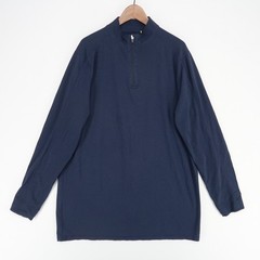 Tasc Carrollton Pullover Mens XLT Navy Blue Quarter Zip Bamboo Performance