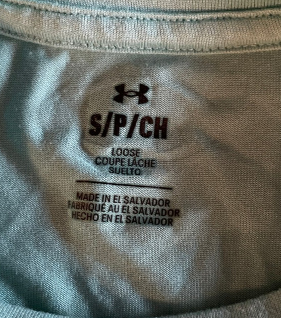Under Armour Loose T-Shirt Mens Sz Small Green Ombre Athletic Gym Running gallery