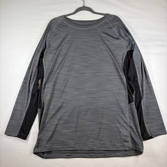 Hang Ten Mens XXL UPF 50+ Sun Tee Long Sleeve Quick Dry Shirt Smoked Pearl Gray