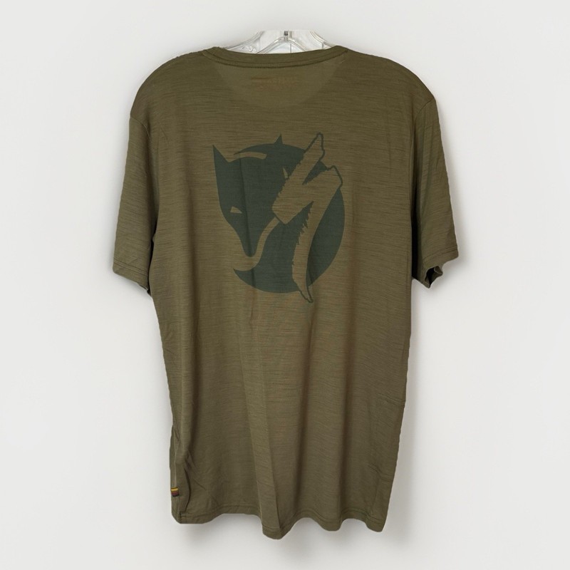 Fjallraven Specialized S/F Wool T Shirt Mens Medium Olive Merino Cycling Hiking gallery