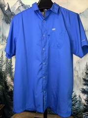 Columbia PFG Men’s Size Large Short Sleeve Button Down Shirt