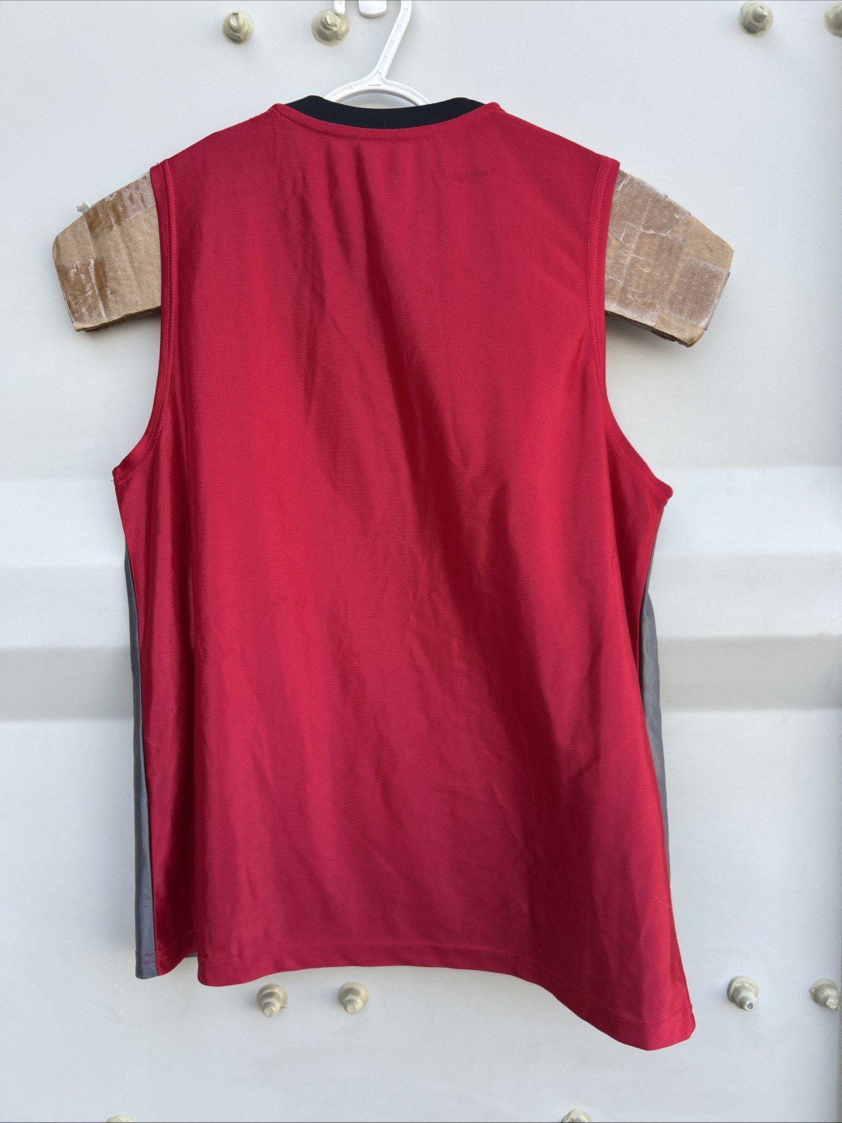 X PBX PRO Red W/ Gray Sides & Black Shoulders Jersey Tank Size M gallery