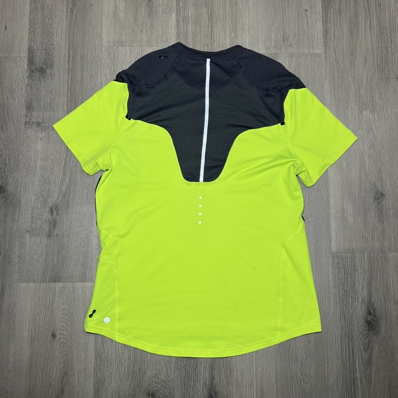 Lululemon Mens XL Metal Vent Tech Stretch Performance Running High Visibility gallery