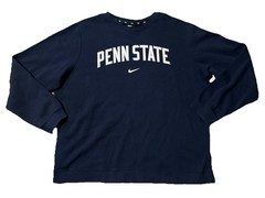 Nike Men’s Penn State Nittany Lions Long Sleeve Sweatshirt Size 2XL Navy