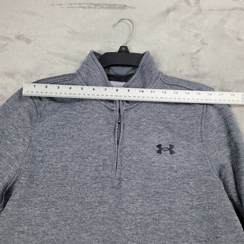 Under Armour Golf 1/4 Zip - Cold Gear - Loose Fit - Men’s Size Medium Gray gallery