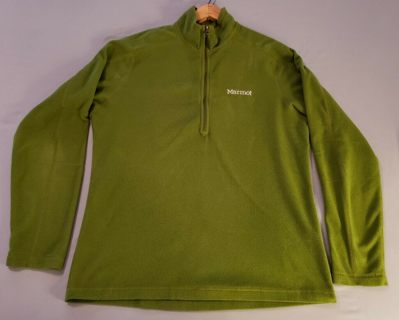 Marmot Polartec Classic 1/4 Zip Pullover - Green - Size M* gallery