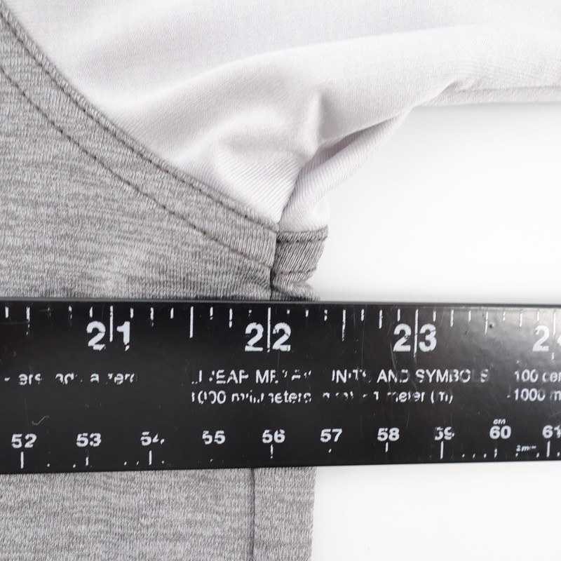Straight Down 1/4 Zip Performance Pullover Gray Long Sleeve Mens Medium Shirt gallery