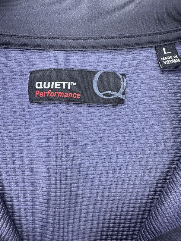 Quieti Performance Quarter Zip Pullover Men’s Large Navy Blue Performance Golf gallery