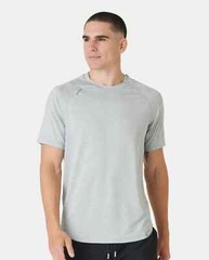 Legends Enzo Performance Tee ‘Athletic Fit / Curved Hem’ Gray LGDT001 Men’s NWT