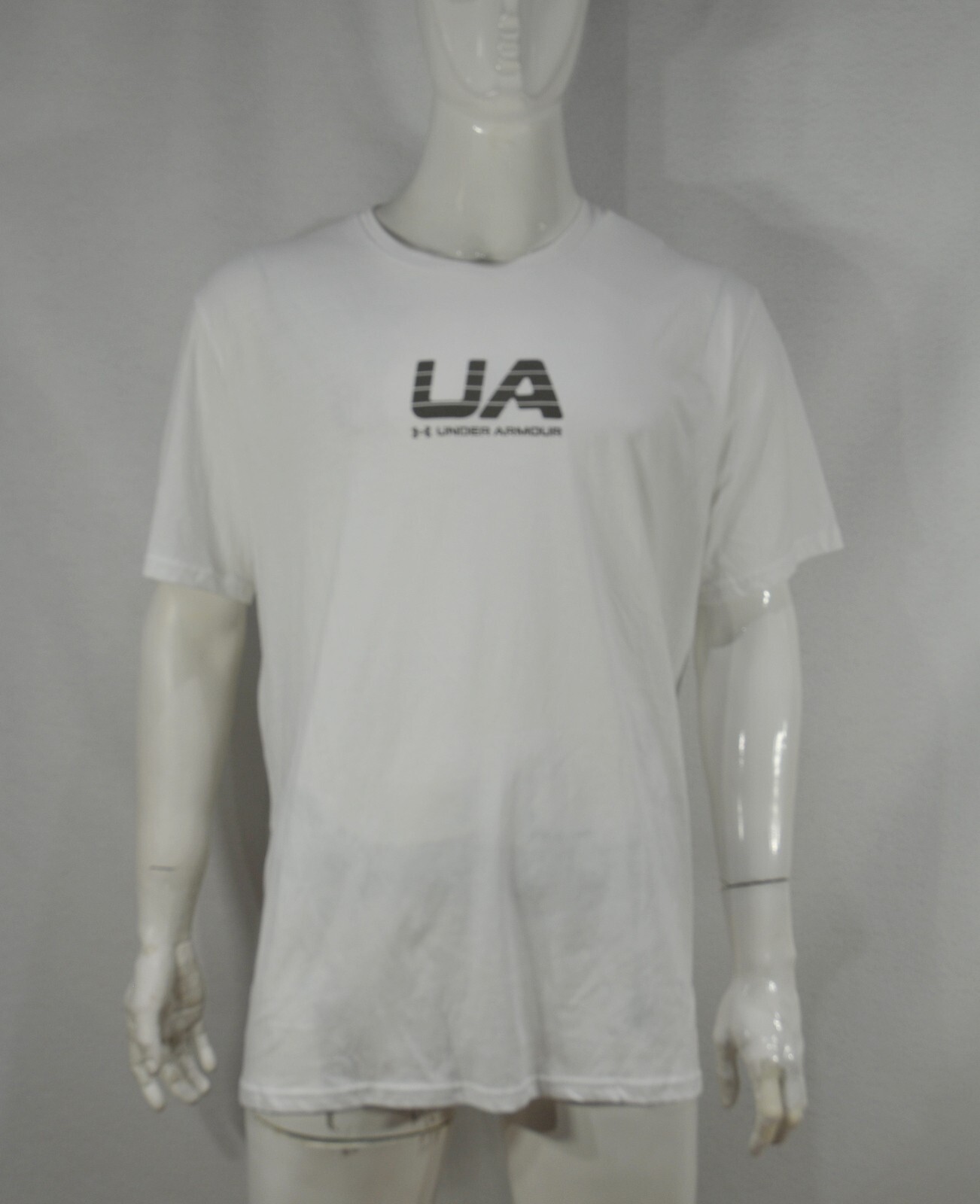 Under Armour Men's T shirt 2XL Loose fit printed tee White NWT gallery