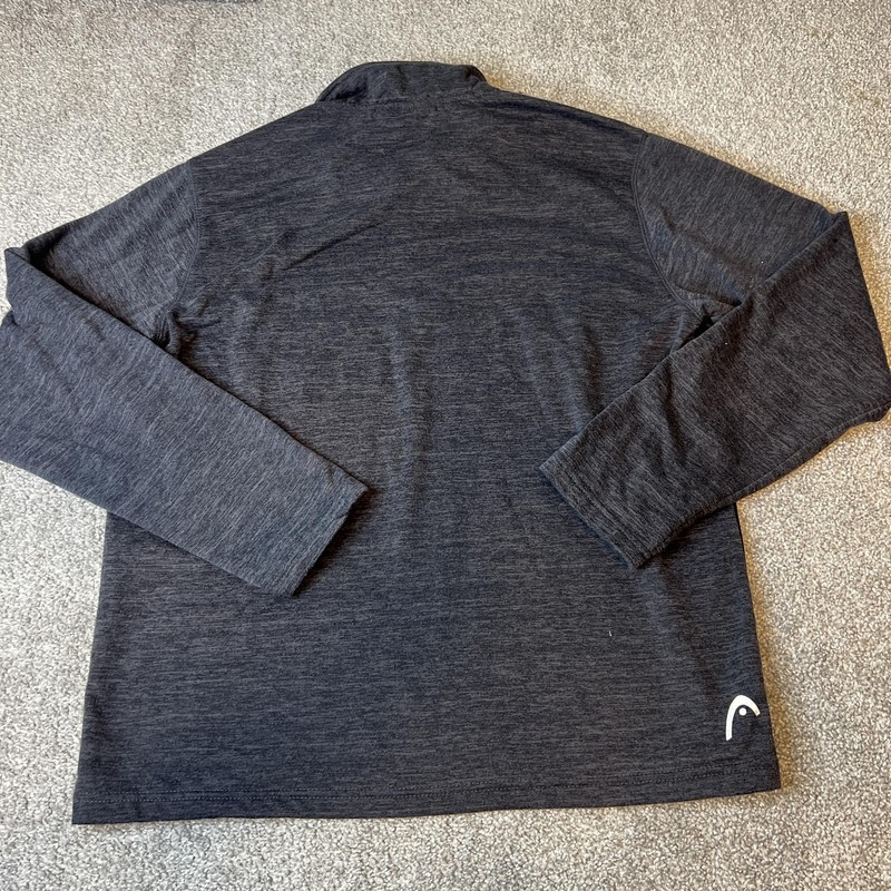 HEAD Pullover Sweater Mens Large Quarter Zip Athletic Performance Fleece hunt gallery