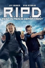 2013 R.I.P.D Movie Ryan Reynolds Jeff Bridges Promo Shirt Black XL