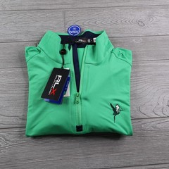 NEW RLX Ralph Lauren Performance 1/4 Zip Pullover Men’s Medium Golf Wicking NWT