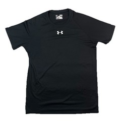 Under Armour HeatGear Loose Black Athletic Training T-Shirt Men S