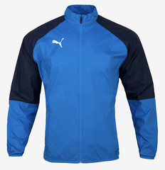 PUMA Men Cup Side Line Woven L/S Blue Jacket Casual Top Shirts Jersey 65627802