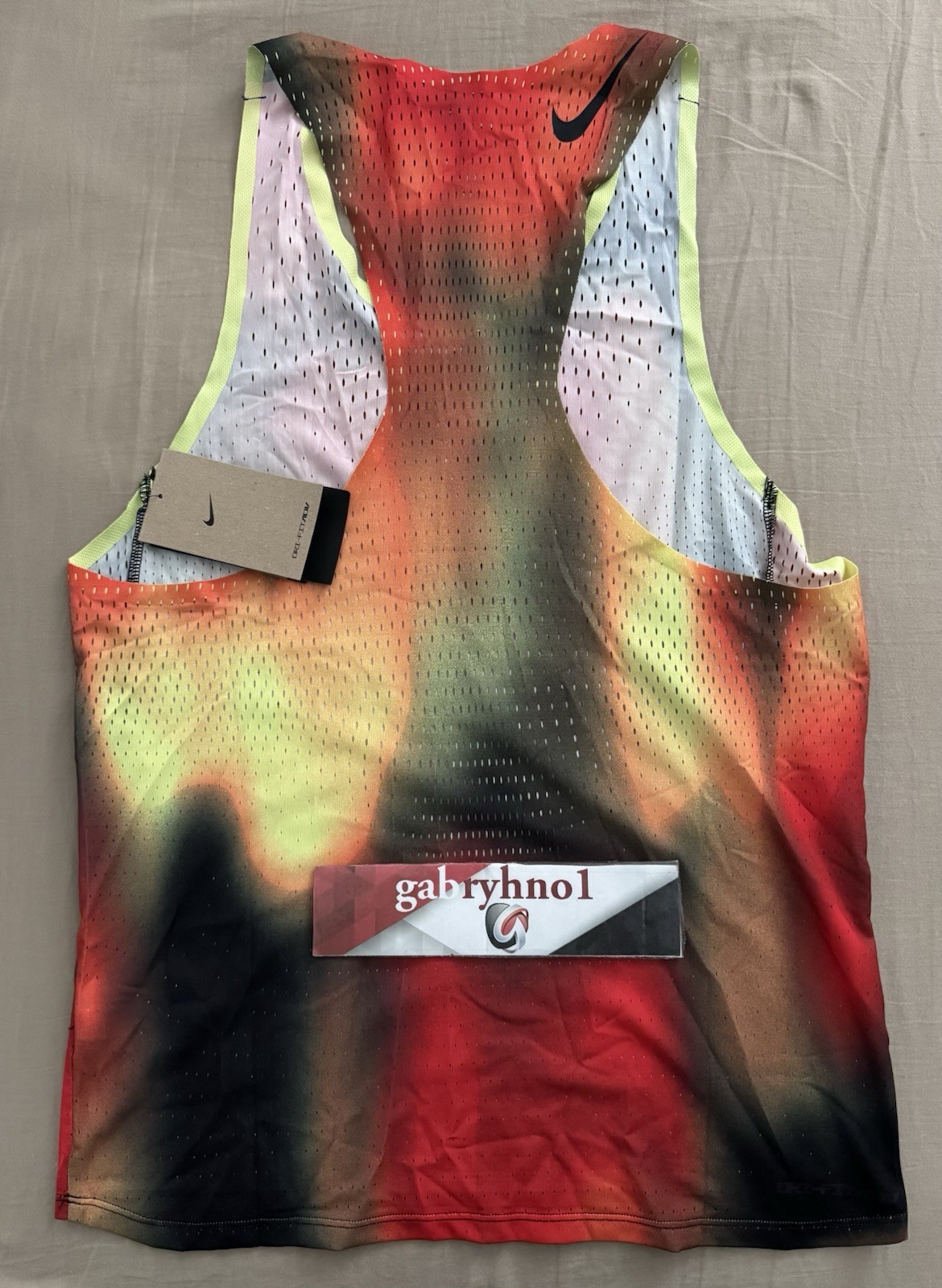 Nike Aeroswift Elite Entry Dri-Fit ADV Running Singlet HJ3380-736 Mens Size 2XL gallery