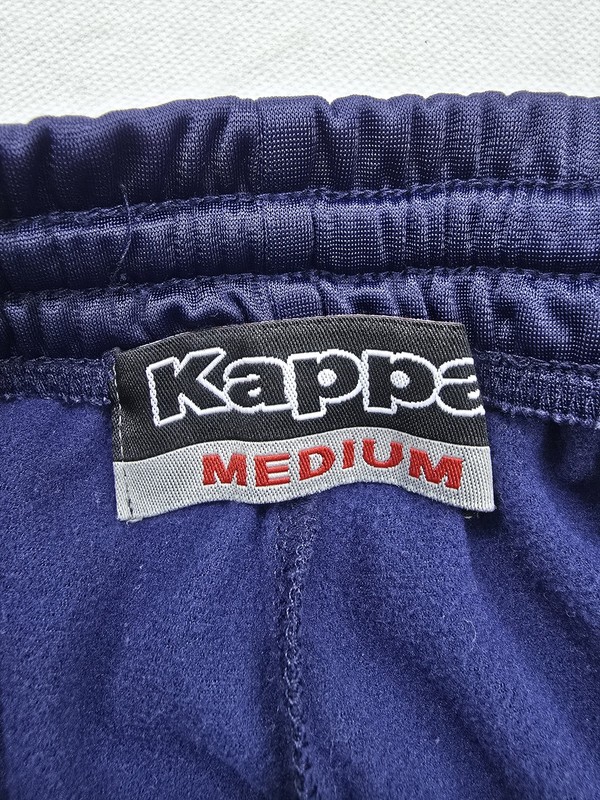 Kappa Mens Joggers Navy Medium Drawstring Polyester Straight Leg gallery