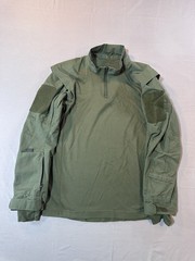 Propper Shirt Mens Large Green 1/4 Zip Mock Neck Long Sleeve Tactical Combat