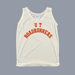 Dolfin Texas Roadrunners Running Singlet Jersey Tank 70s Medium University Track