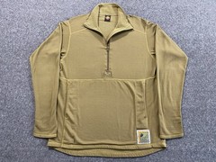 USMC FROG Flame Resistant Polartec Grid Fleece 1/2 Zip Mens Small Coyote Peckham