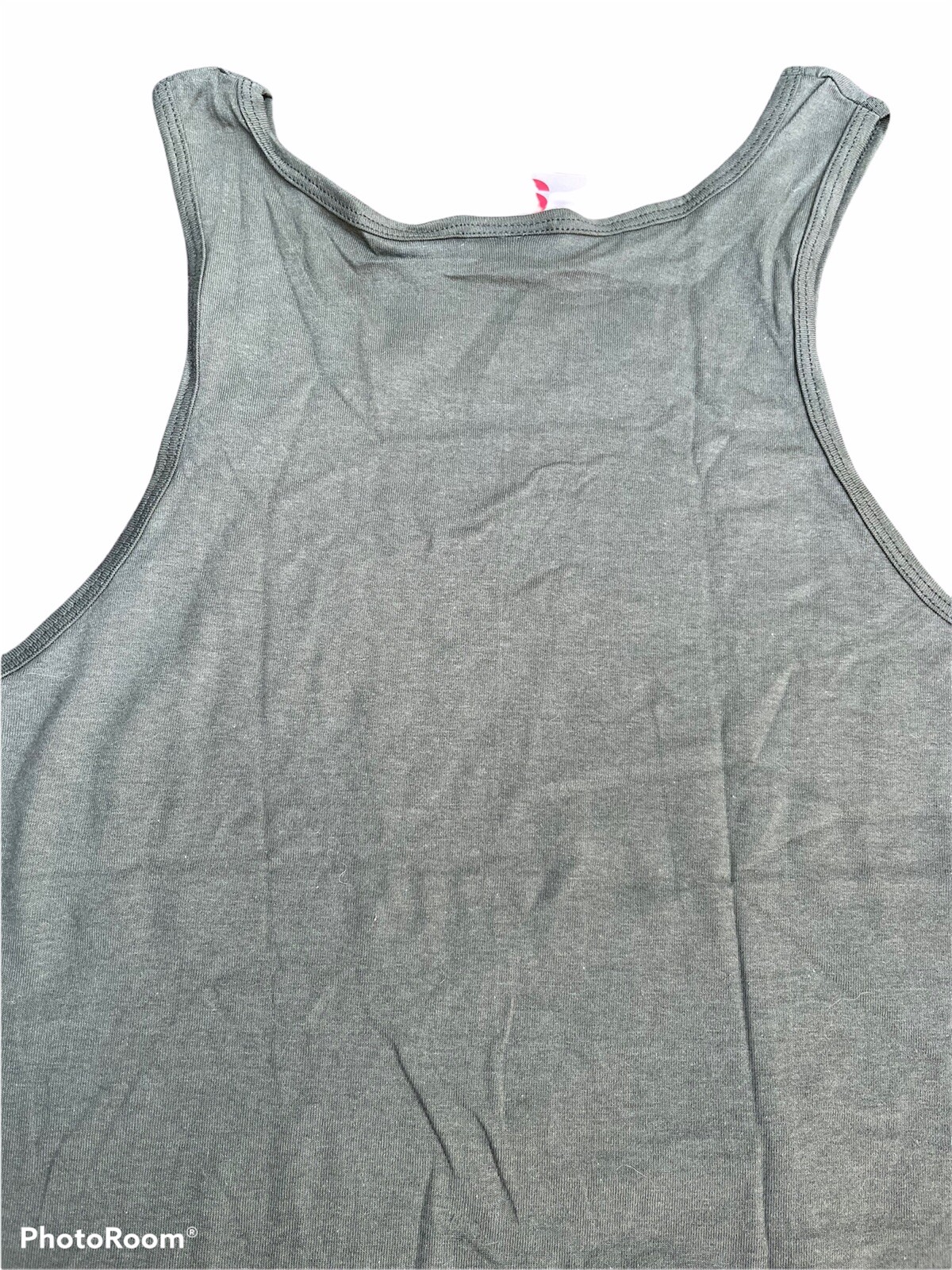 NWT Vintage 90s Men’s Jerzees Heavyweight Cotton Army Green Tank Top Small Gym gallery