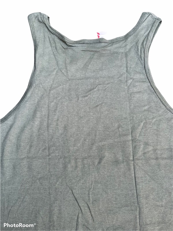 NWT Vintage 90s Men’s Jerzees Heavyweight Cotton Army Green Tank Top Small Gym gallery