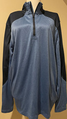 PGA TOUR Golf Mens Quarter Zip Blue Pullover Shirt NWT – Sz Large