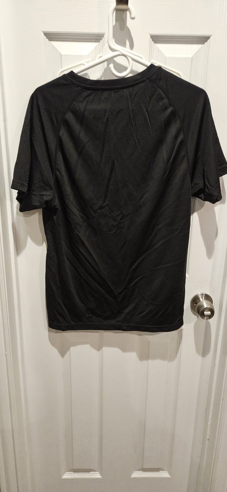 Tesla Men's Small Black Red Short Sleeve Crew Neck Activewear T-Shirt Polyester gallery