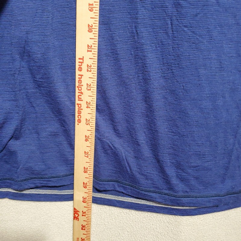 Smartwool Shirt Mens XL Blue Striped Merino150 Baselayer Long Sleeve Lightweight gallery