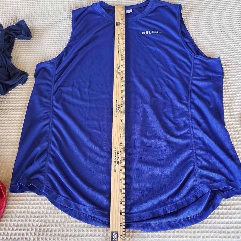 LOT OF 4 Neleus Men's Tank Tops Size 2X Muscle Workout Racerback Athletic Gym gallery