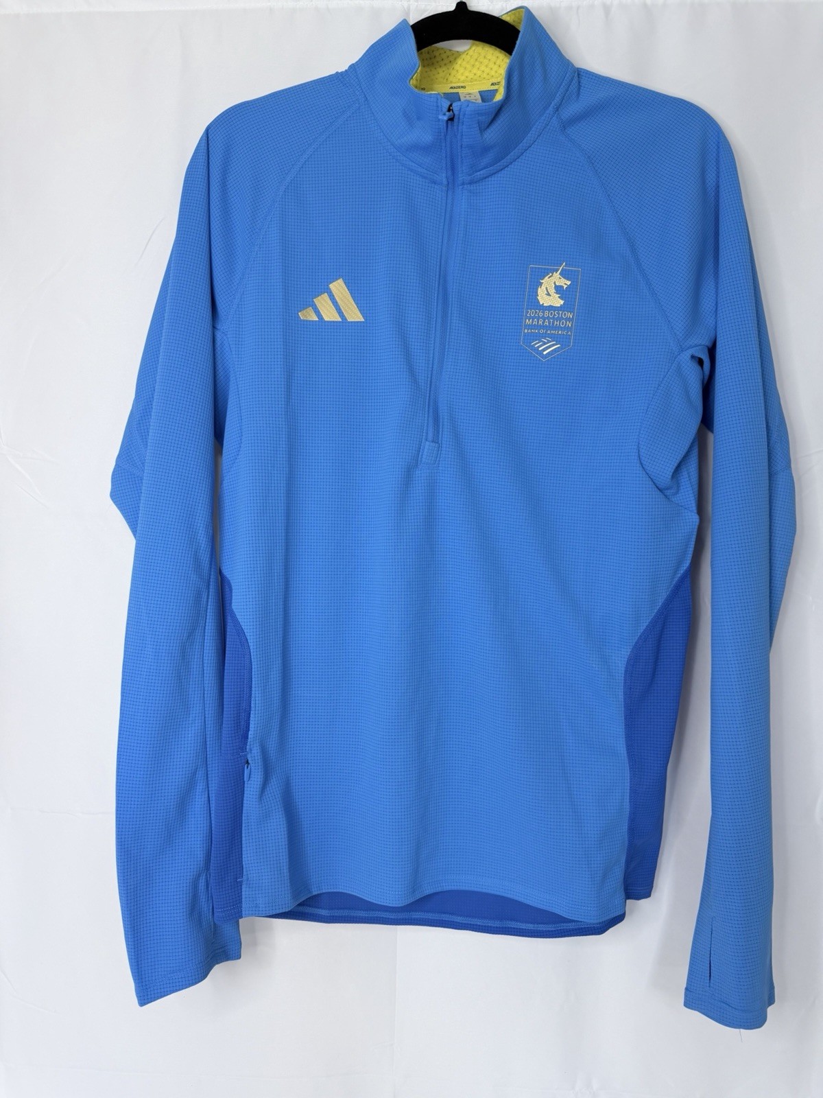 Adidas Boston Marathon 26 Men’s Size Small Long Sleeve Half Zip Pullover gallery