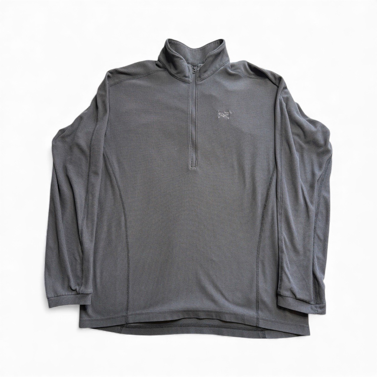 ARC'TERYX Delta Zip Neck 1/4 Zip Mens L Athletic Gray Stretch Jacket gallery
