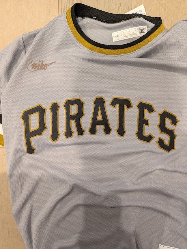 Nike Pittsburgh Pirates Blank Jersey Nike Cooperstown MLB Grey Medium gallery