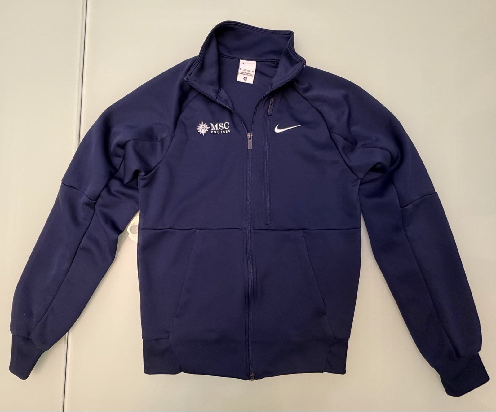NIKE MSC Cruise Line Mens Jacket XS Navy Blue gallery