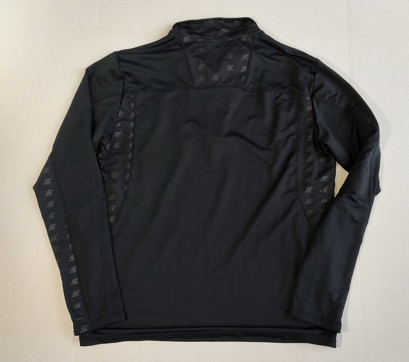 Snap On Tools Performance 1/4 Zip Pullover Mens XL Black Active Stretch Shirt gallery