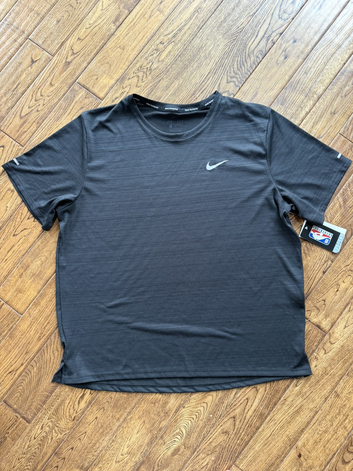 Nike Basketball Dri Fit Running Shirt Mens Large Black Athletic Tee NWT Gym Top gallery