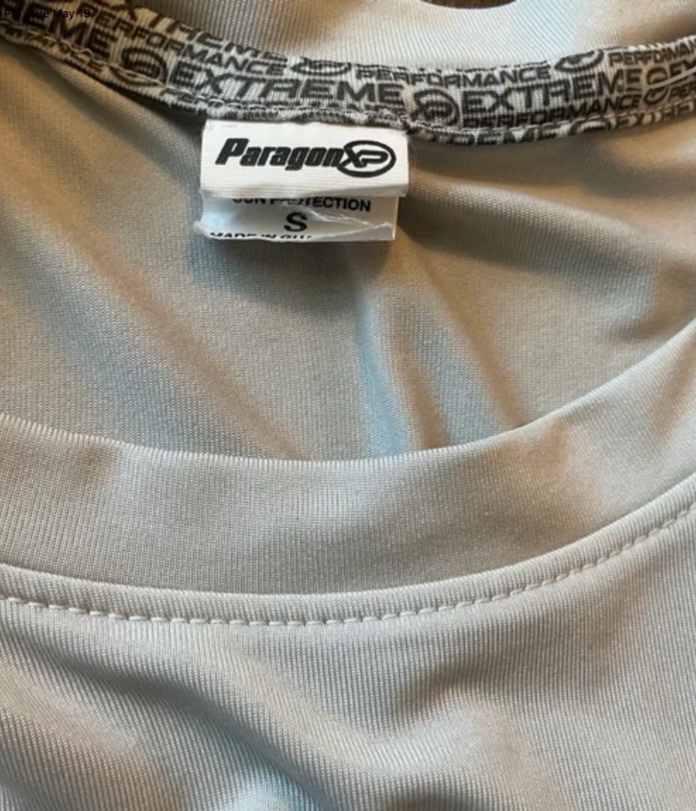 Paragon Extreme Performance Men's Bronco T-Shirt S Beige UPF 50+ Long Sleeve gallery