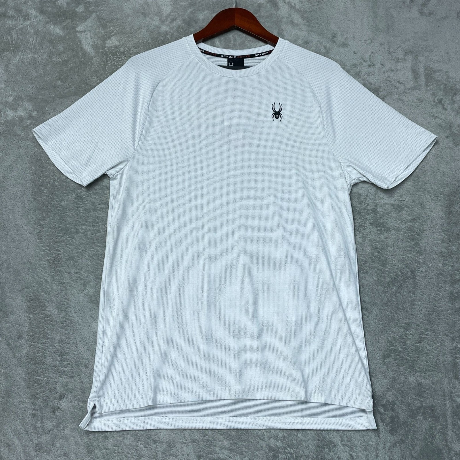 Spyder Men's M White ProWeb Lightweight T-Shirt With 4-Way Stretch i1867 gallery