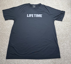 Rhone Tshirt Mens L Black Crew Performance Active Gym Fitness Workout Graphic