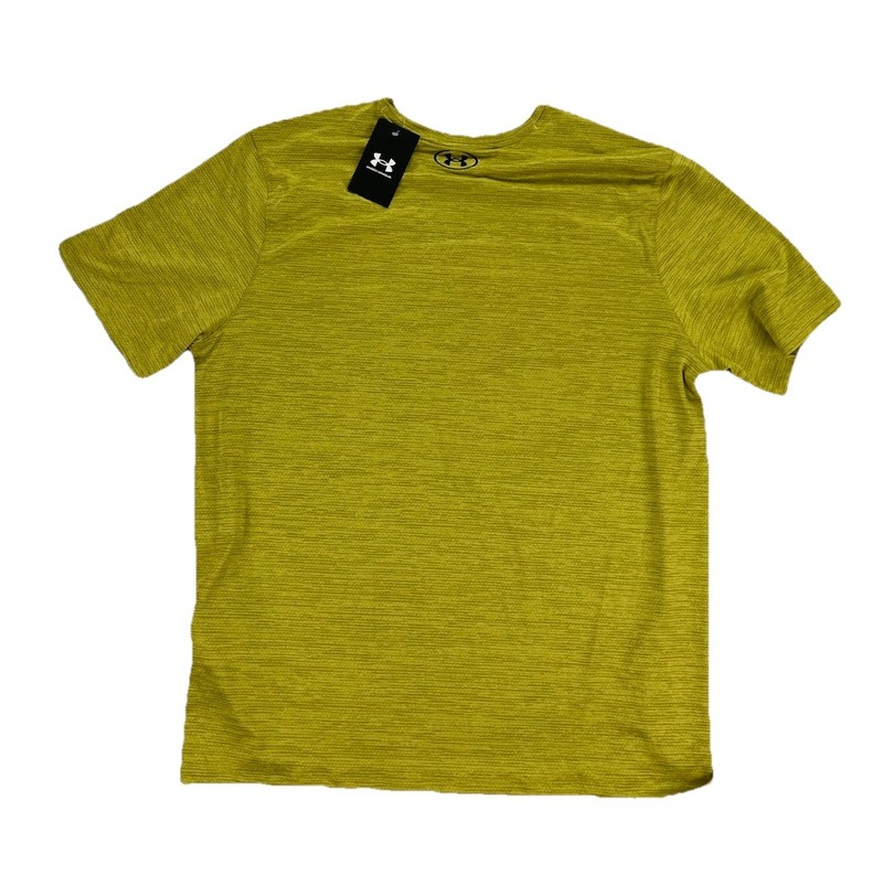 NEW Under Armour Tech Vent Short Sleeve Mens Shirt Yellow Shade Loose Fit gallery
