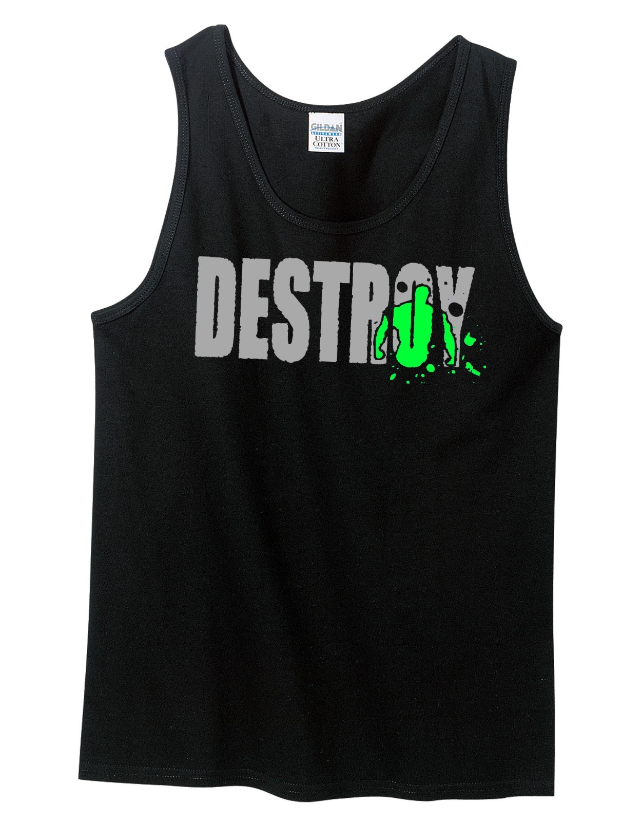 DESTROY TANK TOP SHIRT SINGLET GYM WORKOUT MOTIVATION CROSSFIT WEIGHT LIFTING gallery