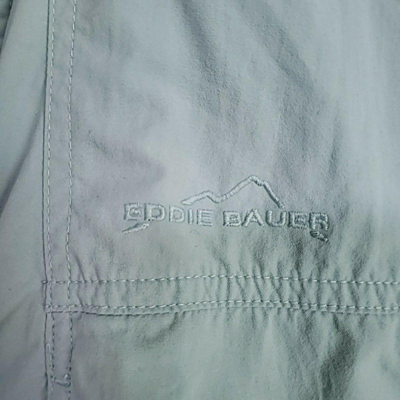 Eddie Bauer Sport Shirt Mens Large Blue Long Sleeve Vented Fishing Nylon Hiking gallery
