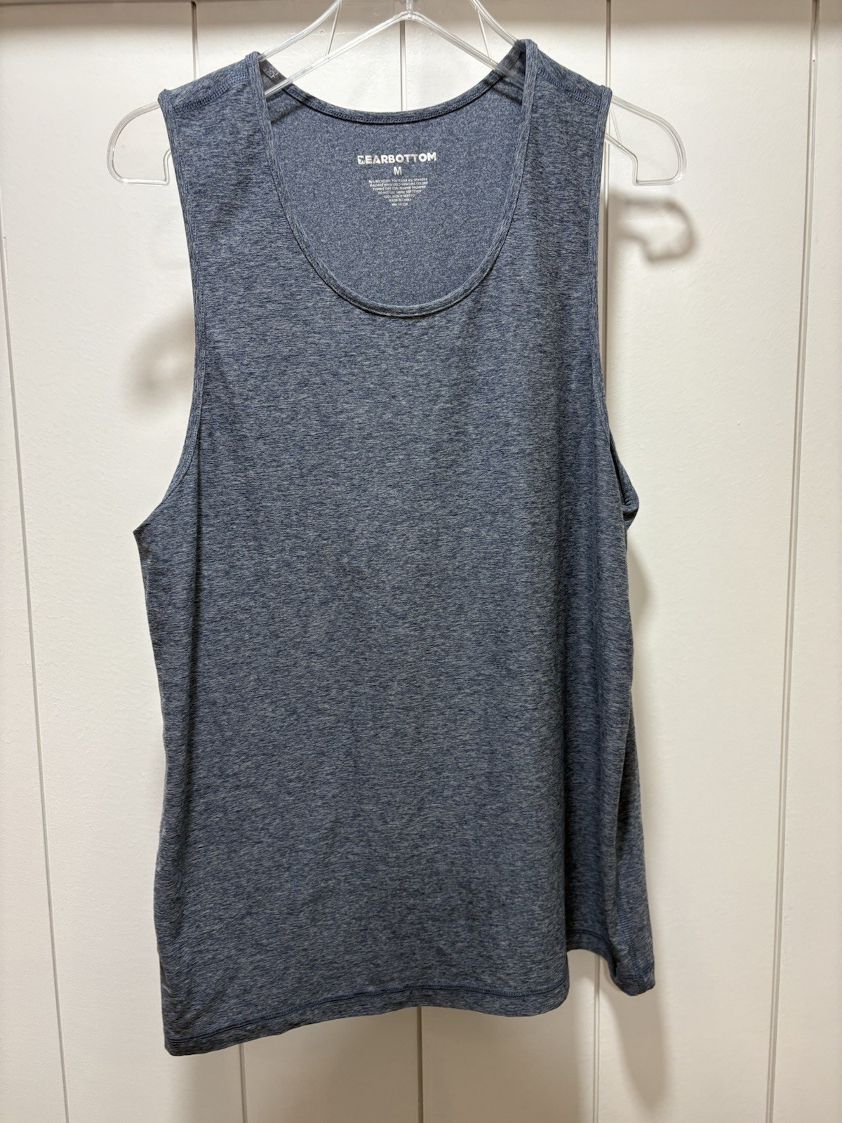 Bearbottom Pace Tank Top Running Blue Mens Size Medium gallery