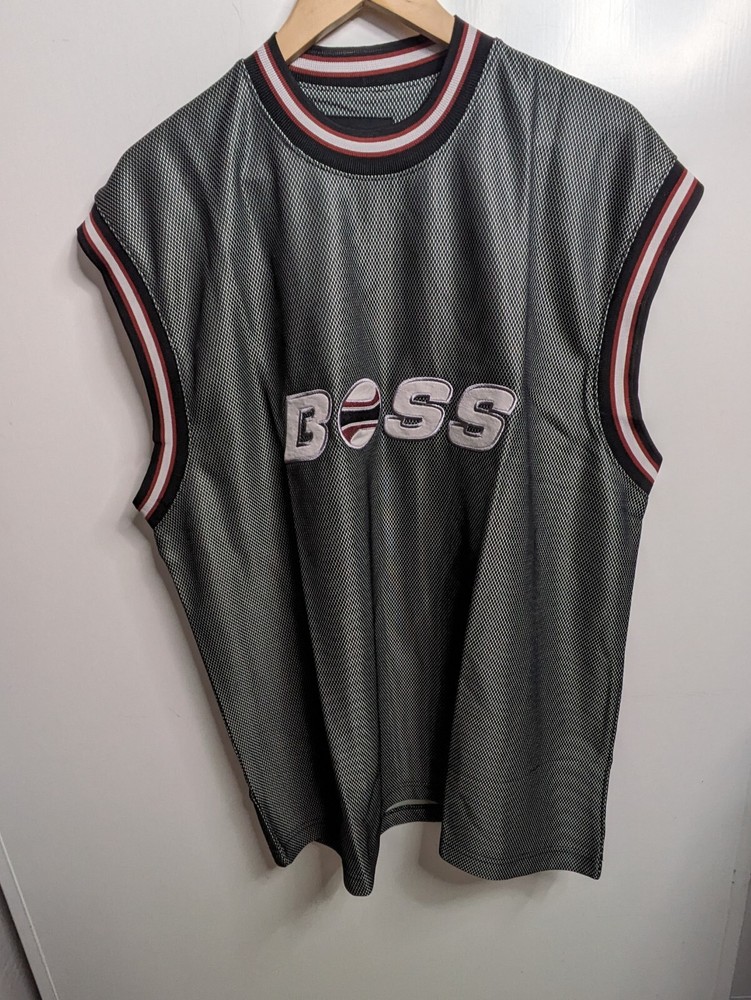 BOSS NWT Basketball Shirt By IG Design Sleeveless Size Large